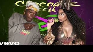 Nicki Minaj amp Skillibeng Crocodile Teeth Reggae Version [upl. by Lleze]