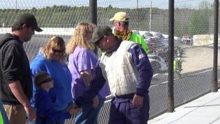 Wiscasset Speedway 2017 Coastal 200 Driver Intros 52817 [upl. by Tawsha837]