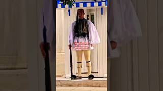 The Evzones the elite Greek Presidential Guard viral greek travel [upl. by Ahselef]