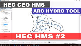 HECHMS 2 HEC GEO HMSCREATE PROJECT FOR HEC HMS USING ARC HYDRO TOOL amp HEC GEO HMS [upl. by Courtney]