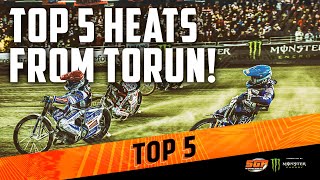 Top 5 Torun SGP Heats  FIM Speedway Grand Prix [upl. by Moynahan871]