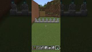 Minecraft Diorite Iron Bars Fence Tutorial minecraftfence minecraftshorts [upl. by Ardnuassac]