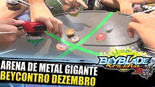 🇧🇷BEYSTADIUM DE METAL GIGANTE BEYCONTRO PARQUE TIETÊ [upl. by Gnah]