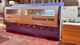 Diba Machinehandel l Weinig Powermat 1000 [upl. by Yelrebma]