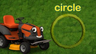 Learn Shapes With Maisie The Mower Truck  Geckos Garage  Educational Videos For Toddlers [upl. by Elspeth]