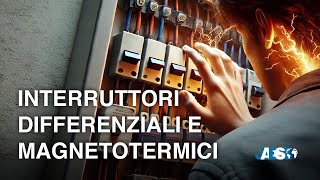 Interruttori DIFFERENZIALI e MAGNETOTERMICI quali sono le differenze RCD RCCB RCBO MCB MCCB ELCB [upl. by Wiese13]