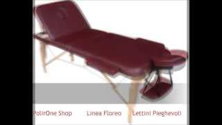 Lettino Professionale portatile in legno per massaggi e terapie  PolirOneShopit [upl. by Dlarrej]