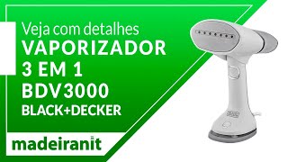 Veja com Detalhes Vaporizador 3 em 1 BDV3000 BlackDecker aqui na Madeiranit [upl. by Hillari113]