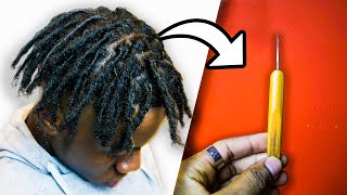 Comment Faire Des DREADLOCKS avec un CROCHET [upl. by Gahan]