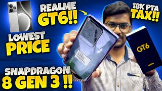 Realme GT6 Unboxing in Pakistan  Snapdragon 8 Gen 3 in Lowest Price and Low PTA Tax [upl. by Bevvy]