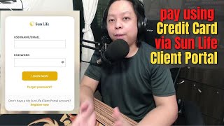 HOW TO PAY SUN LIFE INSURANCE USING CREDIT CARD VIA CLIENT PORTAL BROWSER [upl. by Ilecara]