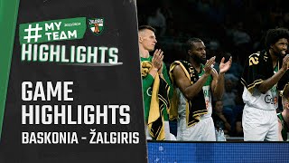 Baskonia  Žalgiris  Game Highlights  20231019 [upl. by Gievlos]