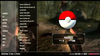 Pokeball ModSkyrim Mods [upl. by Ahserkal]