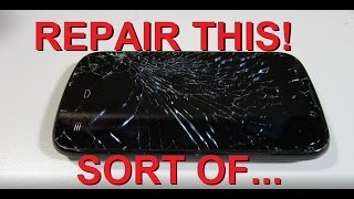 How to FIX a broken cracked phone screen CHEAP [upl. by Laval]