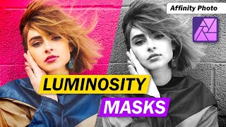 Luminosity Range Mask  Tutorial for Affinity Photo [upl. by Rehoptsirhc]