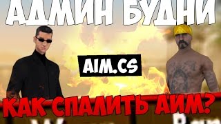 КАК СПАЛИТЬ АИМ  Админ Будни Самп 10 2 сезон [upl. by Tower209]