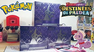 Ouverture ETB Pokémon Destinées De Paldea [upl. by Frederik879]