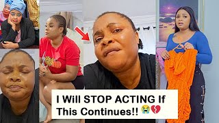 SAD Moment Bimbo Ademoye Broke Down On Her IG Live While Revealing Why She May STOP ACTING [upl. by Gnues]