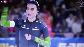 NK schaatsen Thialf Heerenveen 500 meter vrouwen december jaar 2023 Femke Kok  Jutta Leerdam [upl. by Vincenty]