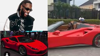 Burna Boy Gifts Himself A New Ferrari 488 Spider Car [upl. by Haidedej]