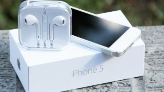 iPhone 5 Unboxing amp First Boot Deutsch [upl. by Burtie]