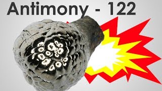 Antimony  THE MOST EXPLOSIVE ELEMENT ON EARTH [upl. by Laerdna]