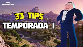 33 CONSEJOS para MEJORAR en la TEMPORADA 1 del CAPÍTULO 5 de FORTNITE [upl. by Aikin]