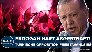 SCHOCK FÜR ERDOGAN FrustWahl in der Türkei Zerknirschter Präsident gesteht herbe Niederlage ein [upl. by Ennairam314]