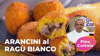 ARANCINI al RAGÙ BIANCO la RICETTA dello CHEF STELLATO PINO CUTTAIA😍✨ [upl. by Maisel]