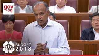 Exchanges between Min Shanmugam MP Sylvia Lim amp Min Heng at 2018 Budget Debate [upl. by Soigroeg]