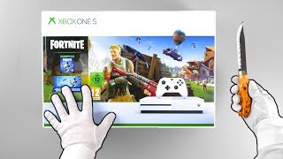 Xbox One quotFORTNITEquot Console Unboxing Eon Skin Bundle Battle Royale Solo Victory Gameplay [upl. by Steiner873]