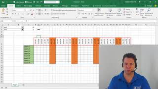 Créer un calendrier automatique dans Excel 📆 [upl. by Eimam]