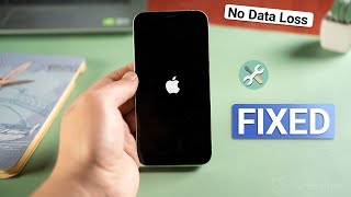 How to Fix iPhone Stuck on Apple Logo or Boot Loop No Data Loss  2023 [upl. by Aleunam]