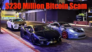 I Accidentally Found a 230 Million Crypto Scammers Supercar Collection [upl. by Aicitel]