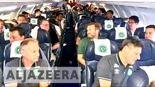 Members of Brazils Chapecoense on crashed plane [upl. by Ettevahs]