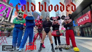 KPOP IN PUBLIC NYC  Times Sq St Fighter👊🏻JESSI 제시  Cold Blooded 스우파 [upl. by Arriaet]