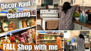 ✨🛒Shop with Me  Fall Decor Haul  Clean and restock with me  cleaning motivation  fall 2024 [upl. by Sid]