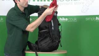 North Face Terra 45 Rucksack  wwwsimplyhikecouk [upl. by Sugirdor]