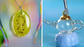 17 Weird Resin Crafts amp DIY Jewelry [upl. by Lord]