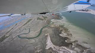 Flying from Ridgeland SC to Savannah GA via Hilton Head Daufuskie Isalnd and Tybee [upl. by Clea311]