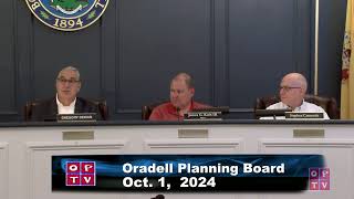 Oradell Planning Board Meeting OCT 1 2024 [upl. by Auqinahc]