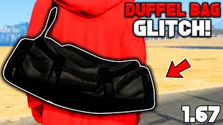 UPDATE How To Get The Jet Black Duffel Bag In Gta 5 Online 167 [upl. by Eisak]