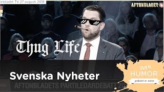 Svenska nyheter  kriminella partiledare [upl. by Kurzawa]