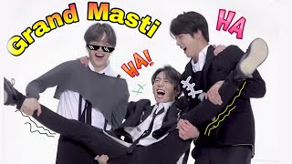 BTS grand masti GAME  part3  hindi dub [upl. by Aicilif600]