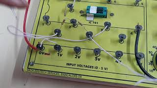 Op amp adder and subtractor using IC 741 [upl. by Esinaej]