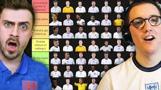 OUR ENGLAND EURO SQUAD 2021 Tier List [upl. by Dukey]