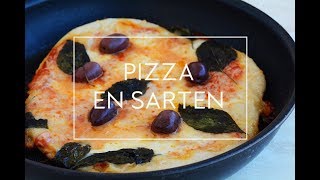 RECETA DE PIZZA EN SARTEN  Las María Cocinillas [upl. by Jeremias]