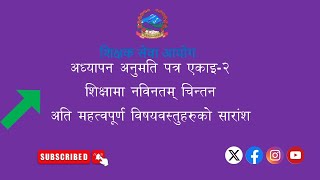 Teaching License अध्यापन अनुमति पत्र एकाइ२ [upl. by Island]