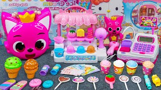 95 Minutes Pinkfong Ice Cream Play Set Unboxing Satisfying Cash Register ASMR 💞 Lana Unboxing Toys [upl. by Panayiotis]