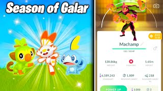 DYNAMAX RAIDS CONFIRMED TO BE COMING SOON TO POKEMON GO Galar Starters Release  Season of Galar [upl. by Erodaeht]